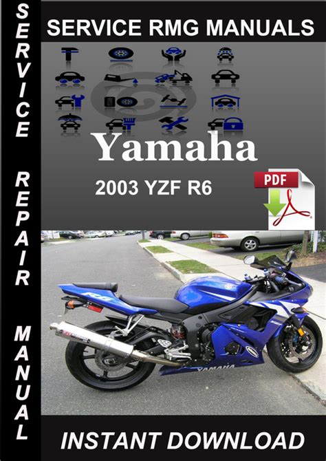 2003 Yamaha Yzf R6 Service Manual Instant 03