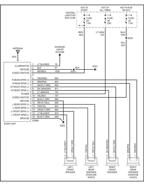 2003 ford wiring schematic 