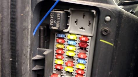 2003 jeep fuse box 