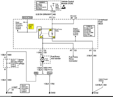 2003 s10 fuel pump wiring diagram 