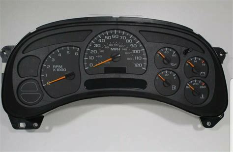 2003 silverado instrument cluster diagram 