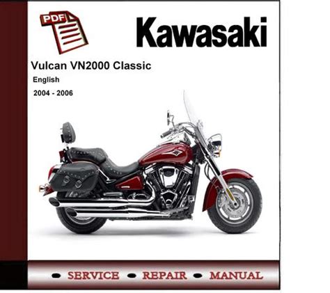 2004 2006 Kawasaki Vn2000 Vulcan Service Repair Manual