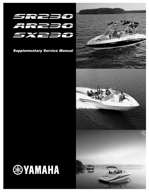 2004 2006 Yamaha Sr230 Ar230 Sx 230 Lit Repair Service Factory Manual Pdf Download