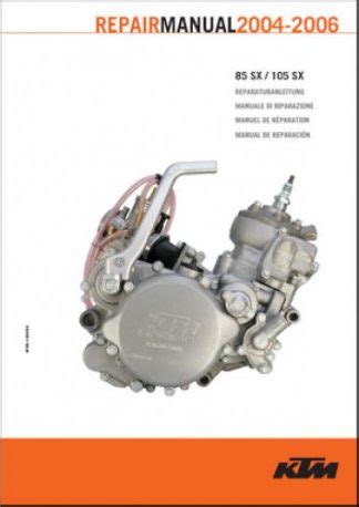 2004 2009 Ktm 85sx 85xc 105sx 105xc Engine Service Repair Manual Download