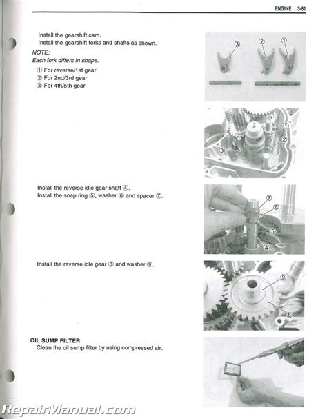 2004 2009 Suzuki Lt Z250 Quadsport Atv Service Repair Workshop Manual Download