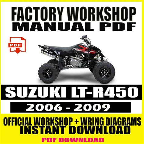 2004 2009 Suzuki Ltr450 Workshop Service Repair Manual