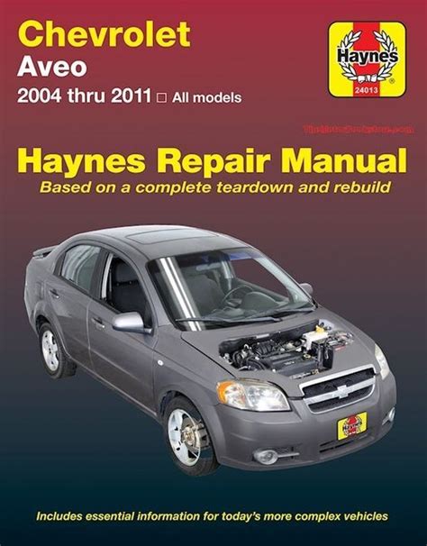 2004 Aveo All Models Service And Repair Manual