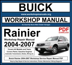 2004 Buick Rainier Service Repair Manual Software