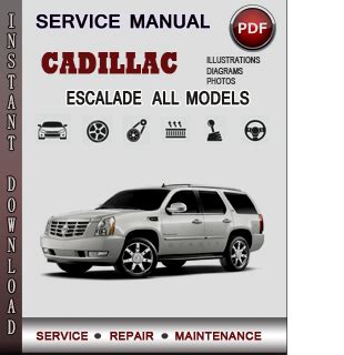 2004 Cadillac Escalade Service Repair Manual Software