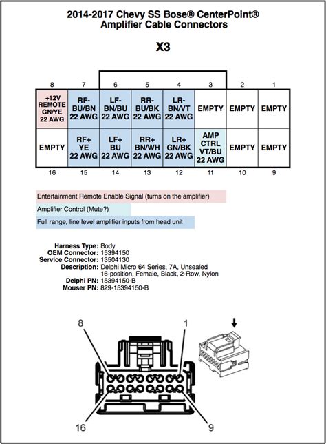 2004 Chevy Bose Wiring Diagram