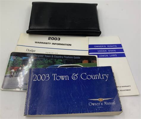 2004 Chrysler Town Country Owners Manual