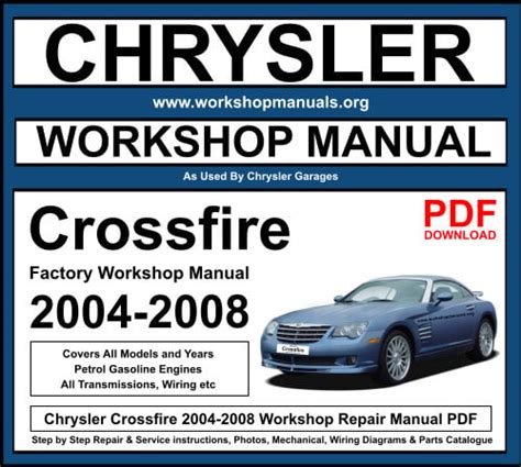 2004 Crossfire Workshop Repair Service Manual Download