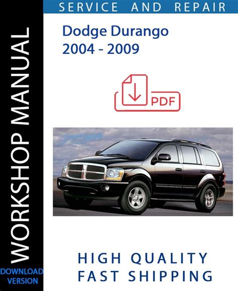 2004 Dodge Durango Factory Service Manual