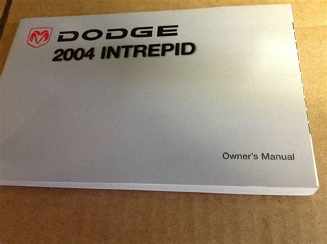 2004 Dodge Intrepid Factory Service Manual Download