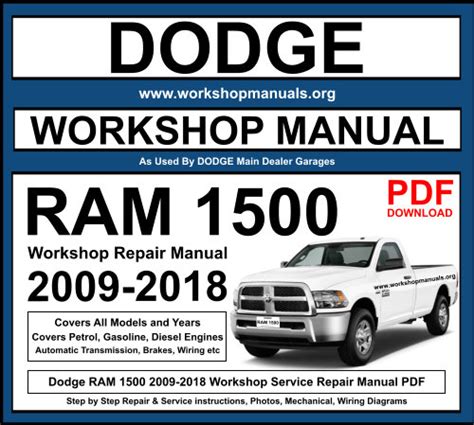 2004 Dodge Ram 1500 Workshop Service Repair Manual