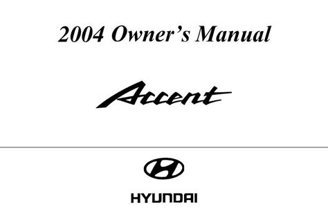 2004 Hyundai Accent Manual DO Proprietario Portuguese Manual and Wiring Diagram