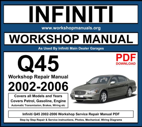 2004 Infiniti Q45 Complete Factory Service Repair Manual