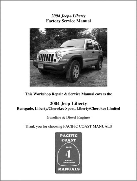 2004 Jeep Liberty Factory Service Manual Download