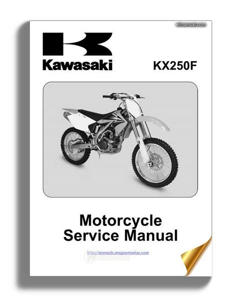 2004 Kawasaki Kx250f Service Repair Manual Download