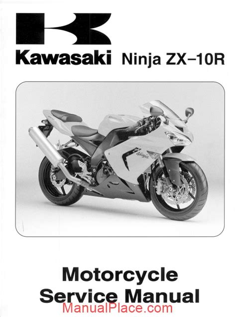 2004 Kawasaki Ninja Zx10r Service Manual Instant Download 04