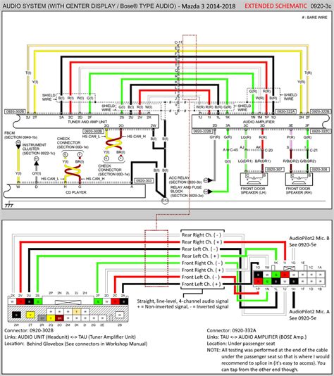 2004 Mazda 3 Car Stereo Wiring Diagram