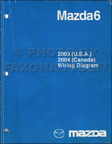 2004 Mazda 6 Manual and Wiring Diagram