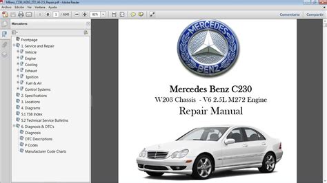 2004 Mercedes Benz C230 Service Repair Manual Software