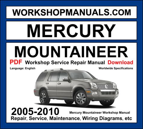 2004 Mercury Mountaineer Repair Manual