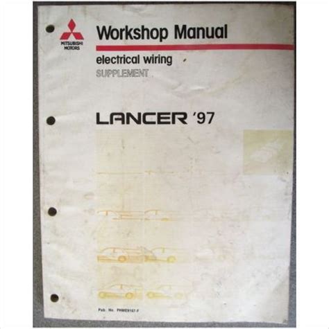 2004 Mitsubishi Lancer Wagon Factory Service Manual Downlo