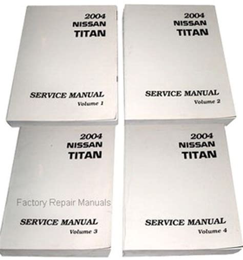2004 Nissan Titan Factory Service Manual