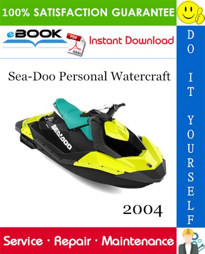 2004 Sea Doo Personal Watercraft Service Repair Manual Download