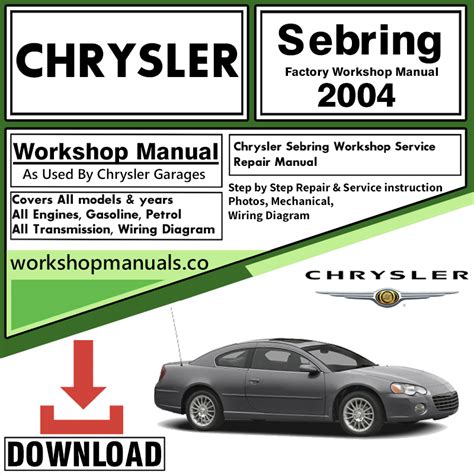 2004 Sebring Service Manual Torrents