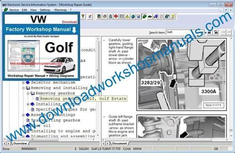 2004 Volkswagen Golf Service Repair Manual Software