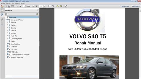 2004 Volvo S40 Service Repair Manual Software