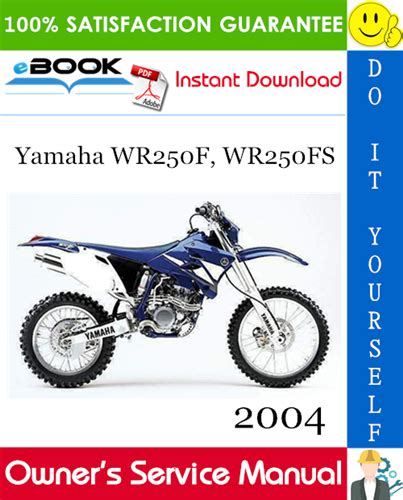 2004 Yamaha Wr250f S Service Repair Manual Download 04