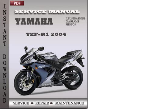 2004 Yamaha Yzf R1 S Factory Service Repair Workshop Manual Instant Download Years 04