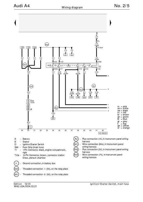 2004 audi a4 wiring harness 