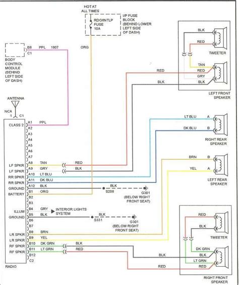 2004 chevy tahoe stereo wiring 