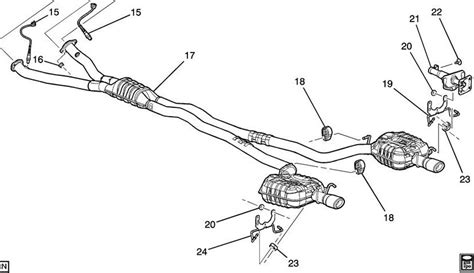 2004 cts exhaust diagram 