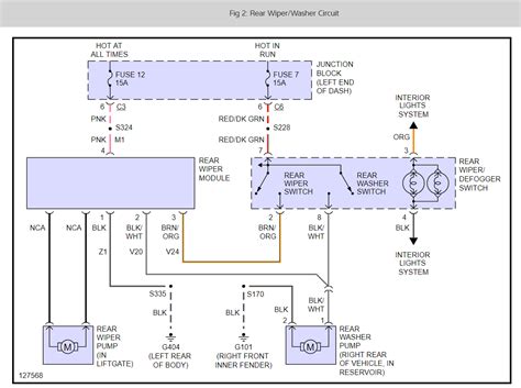 2004 dodge durango wiper wiring diagram 