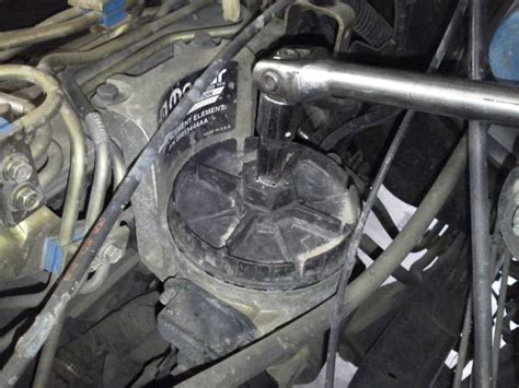 2004 dodge ram fuel filter location 