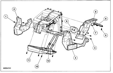 2004 ford expedition heater core diagram 