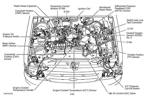 2004 ford explorer engine diagram 