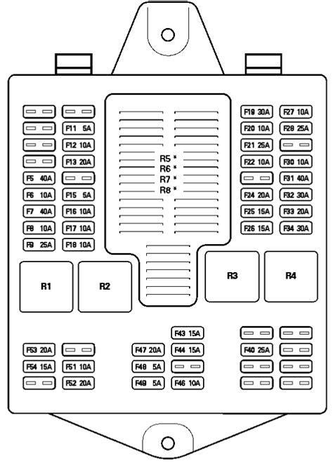 2004 jaguar xj8 rear fuse relay box diagram 