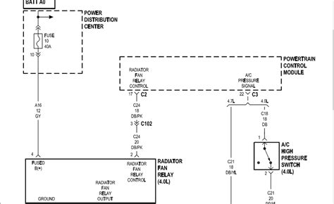 2004 jeep cooling fan wiring diagram 