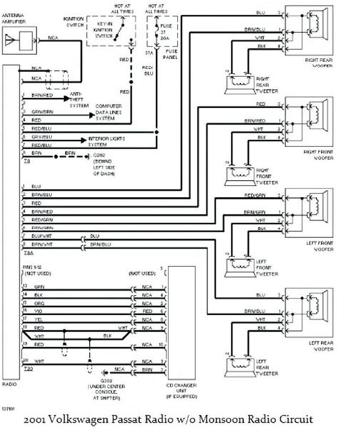 2004 jetta radio wiring diagram 