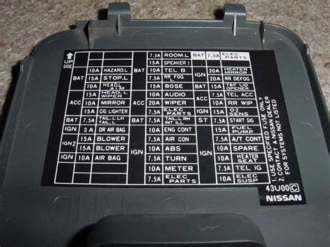 2004 maxima fuse diagram 