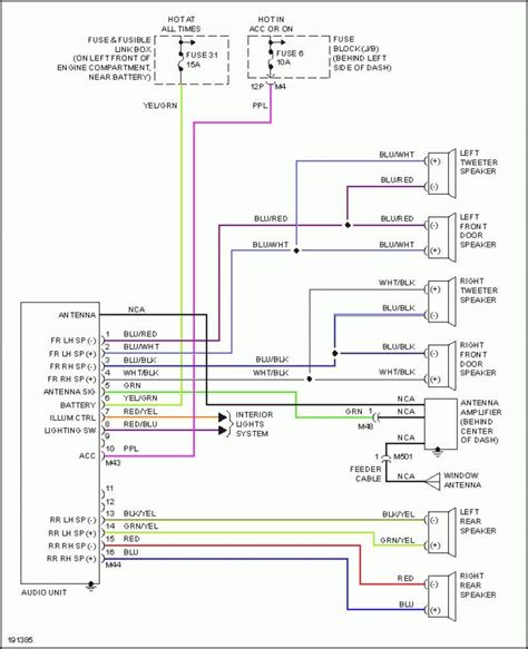 2004 maxima stereo wiring harness 