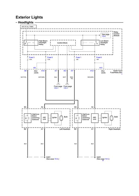 2004 rsx headlight wiring diagram 