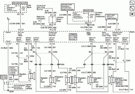 2004 silverado instrument wiring diagram 